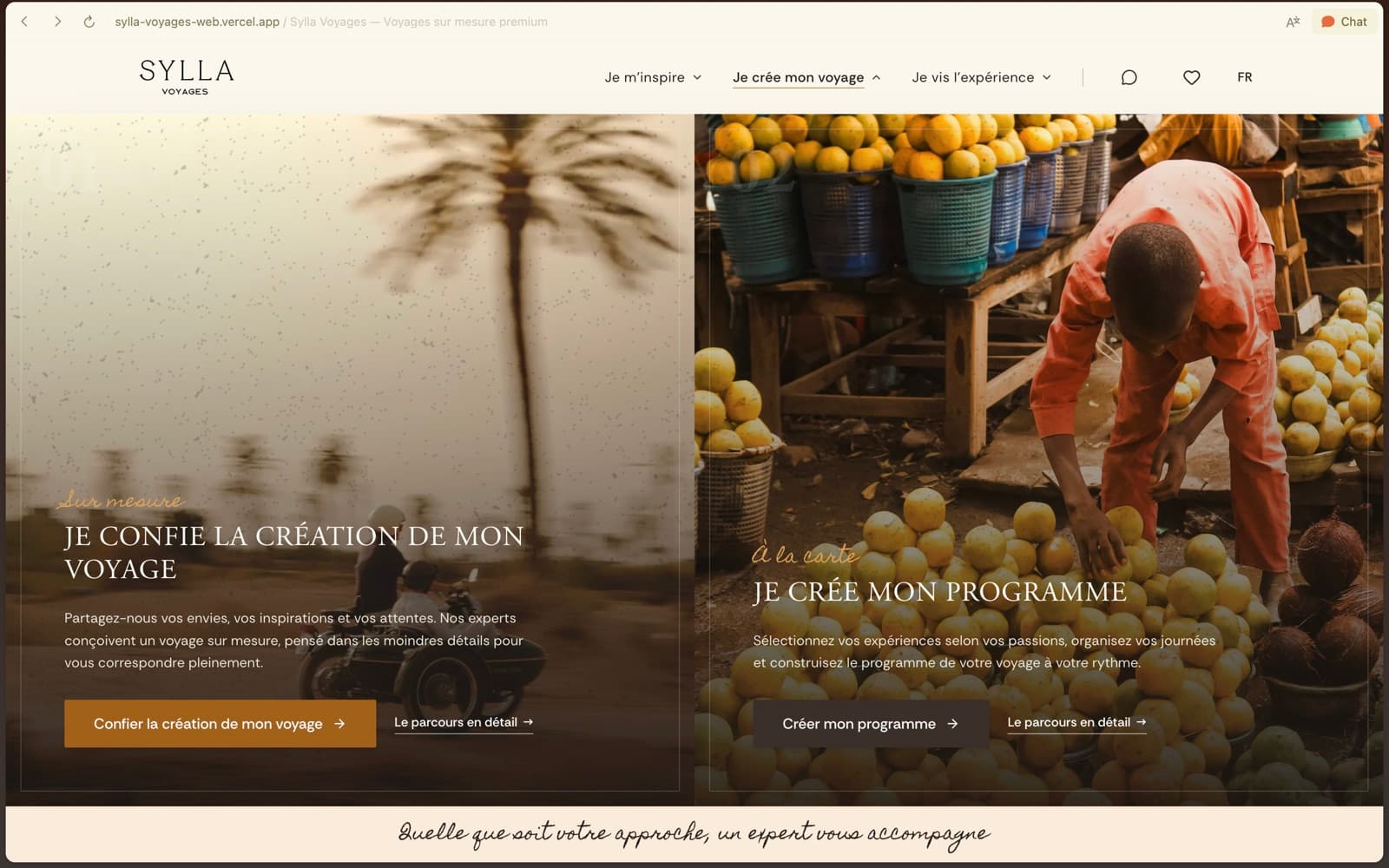Aperçu de Sylla Voyages
